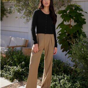 Jenni Kayne Cashmere Finley Cardigan, Black / Small - NWT